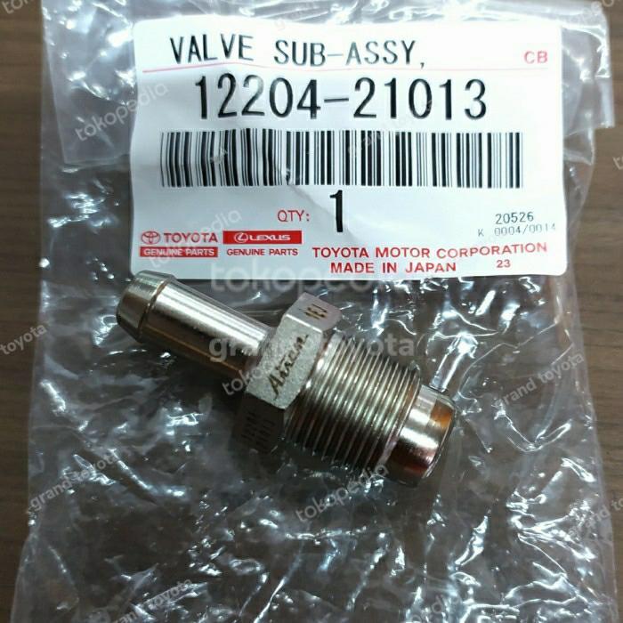 Valve Tutup Klep Pcv Valve Yaris Vios Limo New Vios Allnew Vios Original 12204-21013