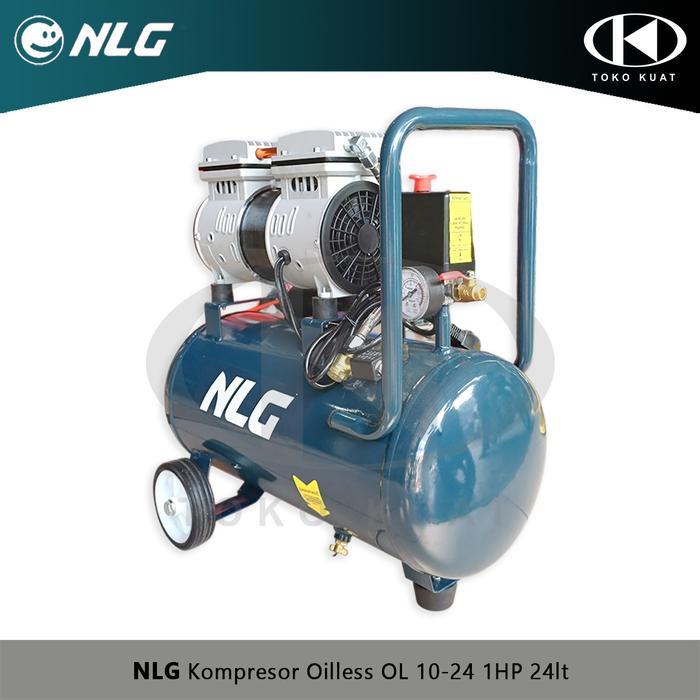 Kompresor Listrik Oilless Silent NLG Izumi 1HP 750watt OL 1024 - IZUMI 1HP 24L