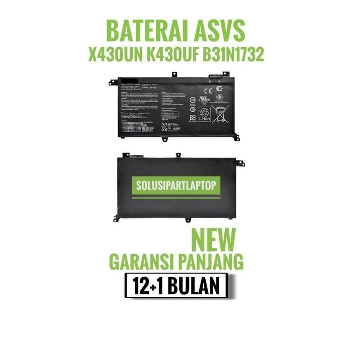 Baterai Battery Laptop As V1v0b00k S14 S430 S430U K430 R430 B31N1732