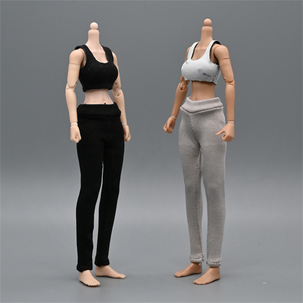 1/12 Scale Female Soldier Clothes Simplicity Tight Yoga Pants Sports