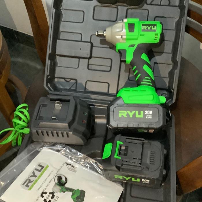 Impact wrench Ryu tekiro RCW 20 buka baut cas cordless RCW20 impek - Packing plastik