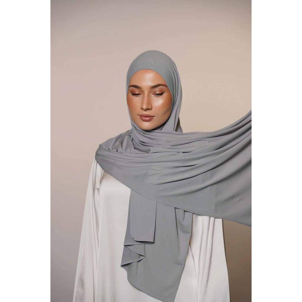 New Premium Jersey Line Hijab Bicolor Hijabs for Women Scarf Medina Silk Hijab Muslim Fashion Turban