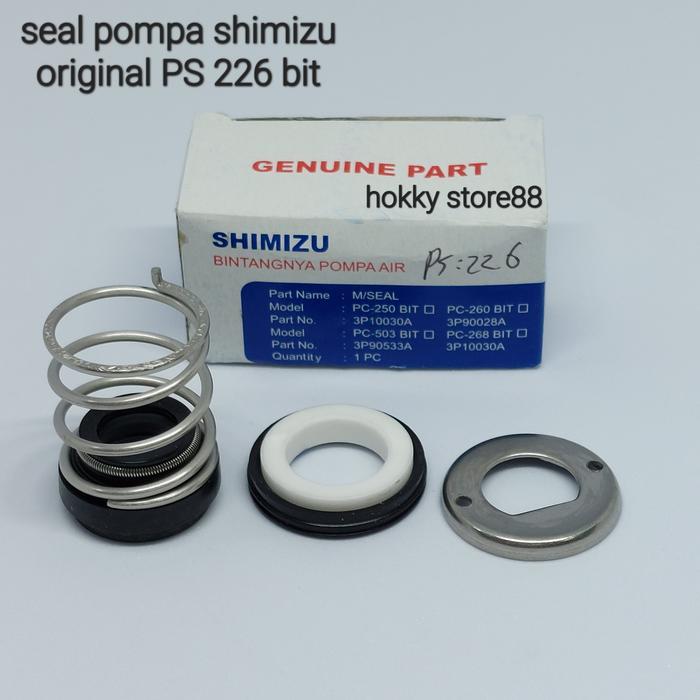 MECHANICAL SEAL POMPA AIR SHIMIZU PS 226 BIT PS 230 BIT ORIGINAL SIL SPESIAL
