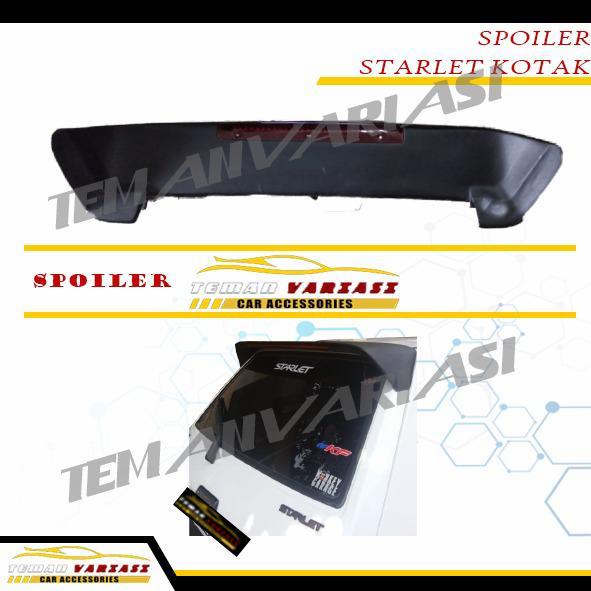SPOILER MOBIL STARLET KOTAK/ TOPI BELAKANG MOBIL STARLET KOTAK RESTOCK