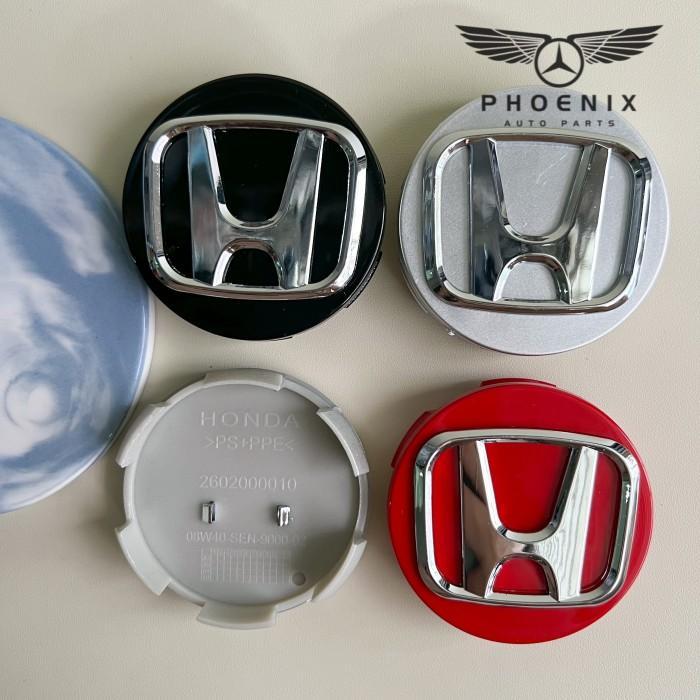 Dop Roda Velg Honda 58mm Emblem Dop Honda Jazz Mobilio Brio City ORI