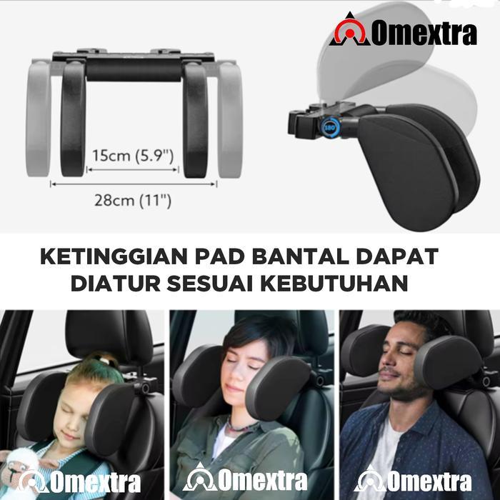 Bantal Omextra- Headrest Pillow Car 3 Generation- Bantal Mobil Omextra