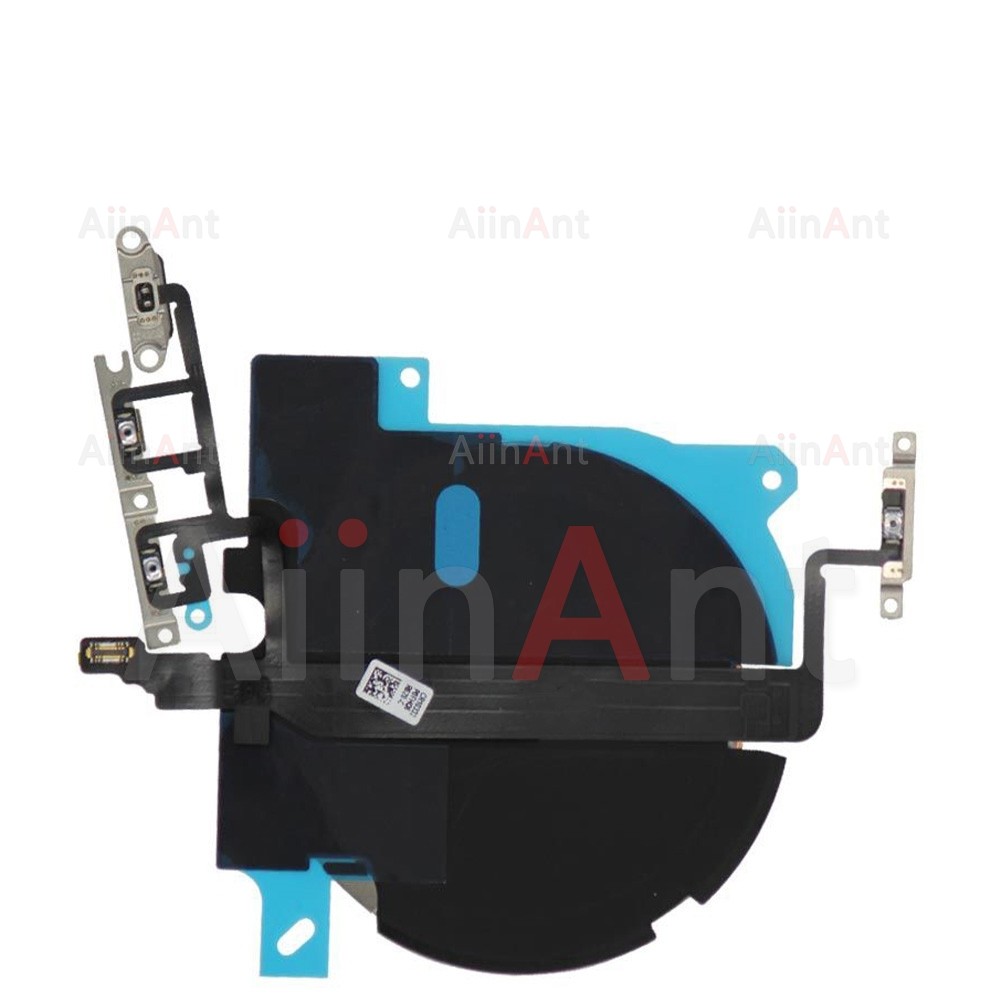100% Test AiinAnt Power Volume Flash Light NFC Wireless Charging Flex Cable For iPhone 12 13 14 15