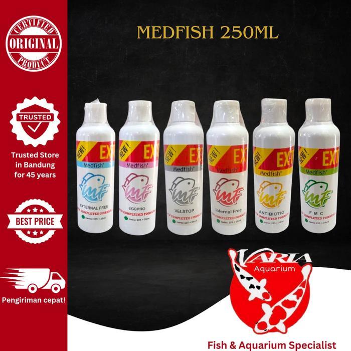 Diskon Medfish Obat Ikan Hias 250Ml Obat Ikan Hias Medfish 250Ml