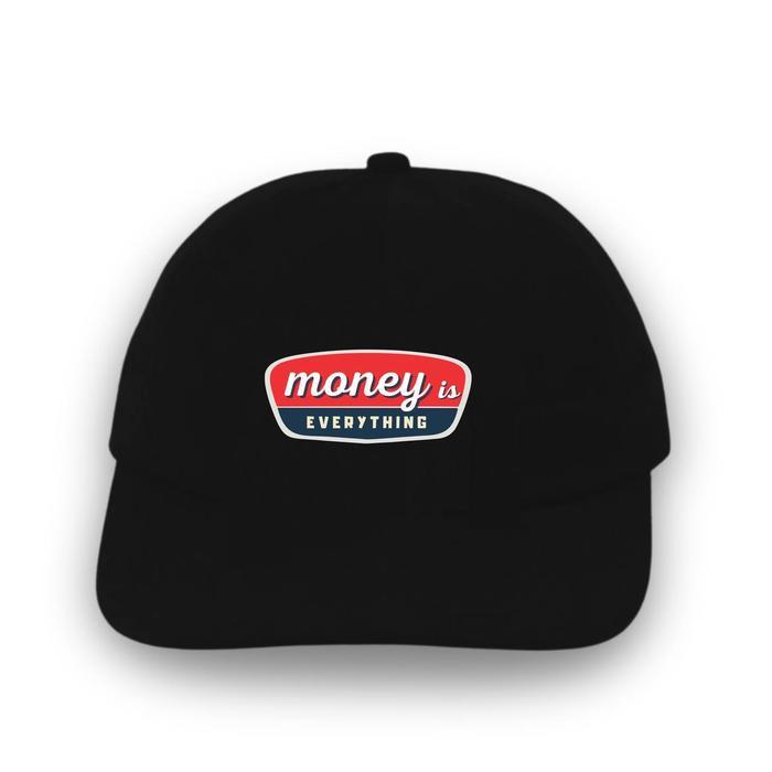 topi caps baseball visor pendek money black pricorn topi hitam topi pria/wanita unisex