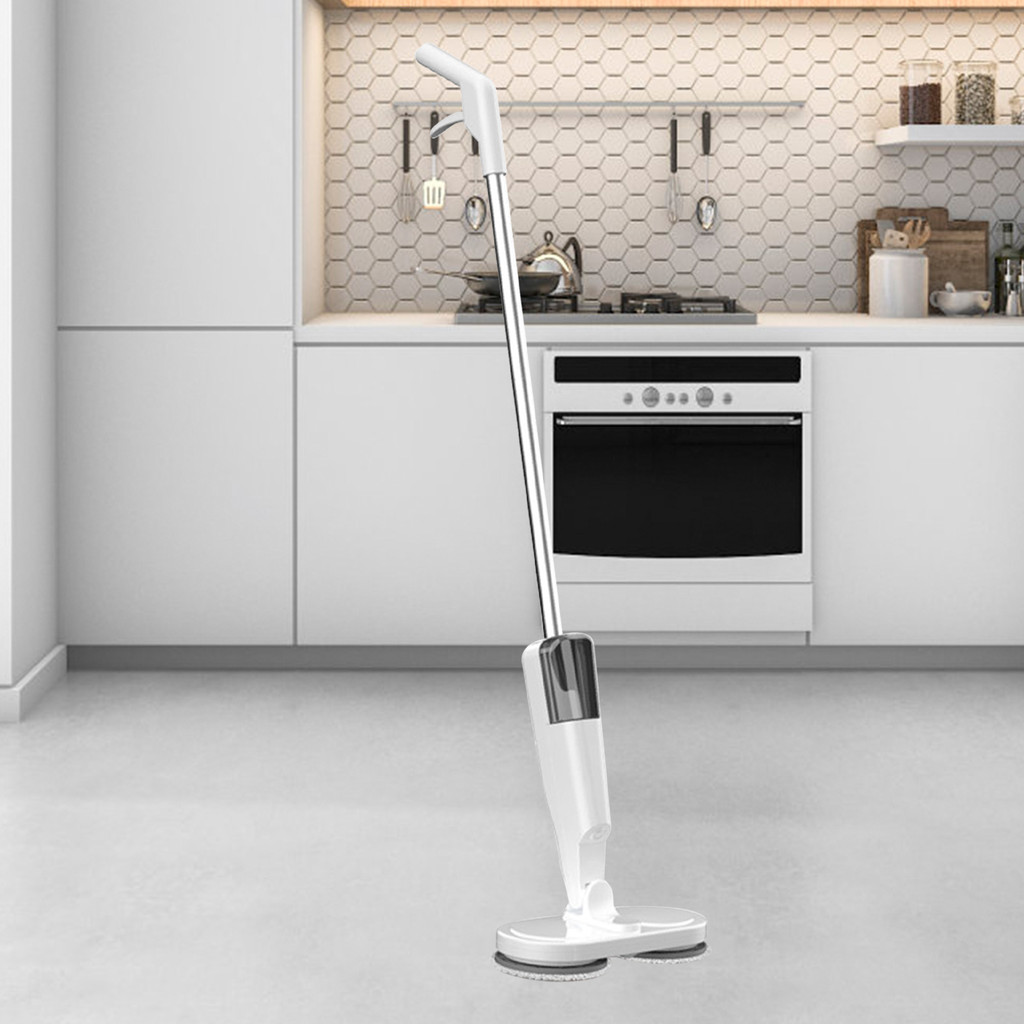 Electric Mop Rechargeable Lightweight Cordless Electric Mop with Water Sprayer for Hardwood Tile
