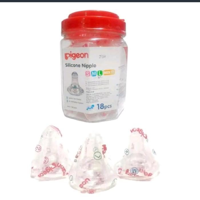 Pigeon Nipple Size S,M,L Isi 1 Pcs/ Nipple Dot Pigeon