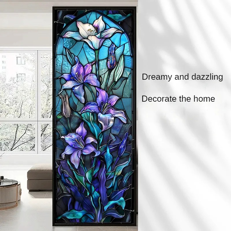 European-style Glass Film,Window Film,Stained Glass,Window Sticker,Window Privacy
