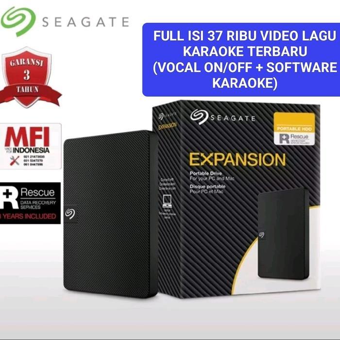 harddisk eksternal Seagate 2TB isi lagu karaoke full