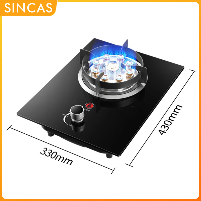 Embedded Liquefied Gas Stove Natural Gas Fierce Fire High Flame Single Stove Table Kitchen Hob