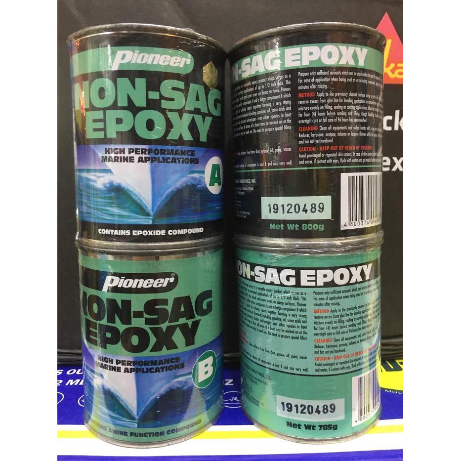 Pioneer non sag epoxy lem lem kering dalam air epoxy pioneer non sag