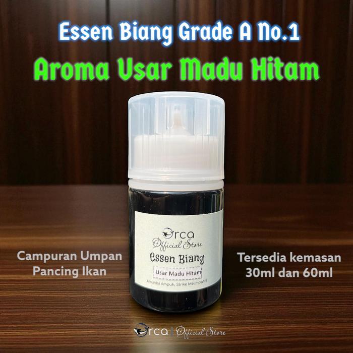 Murah Orca Biang Essen Usar Madu Hitam Umpan Pancing Ikan Grade A No.1 Kemasan 30Ml Dan 60Ml