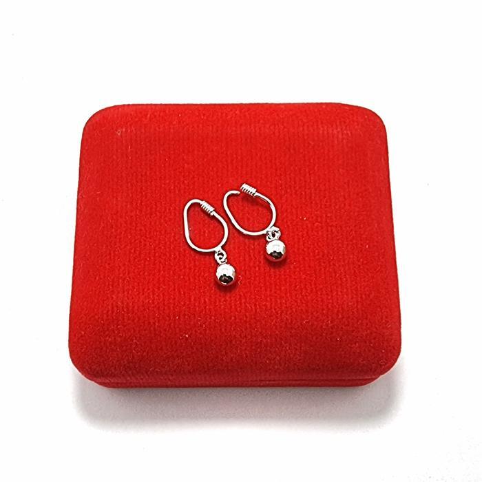 ANTING BAYI ATAU ANAK PERAK SILVER 925 LAPIS EMAS PUTIH