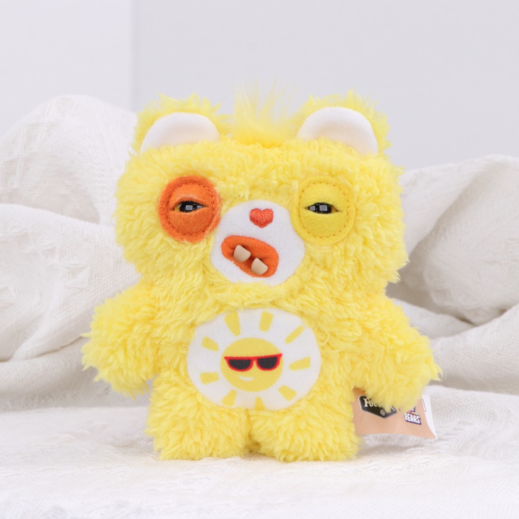 Fuggler Original Care Bears Plush Pendant Doll Cute Happy Grumpy Love Bear Blind Box Funny Ugly
