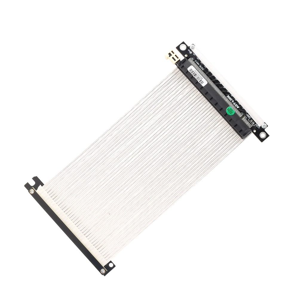 ADT-Link Double Reverse PCIe Riser Cable 4.0 X16 PCI Express Riser Extender Flexible High Speed GUP