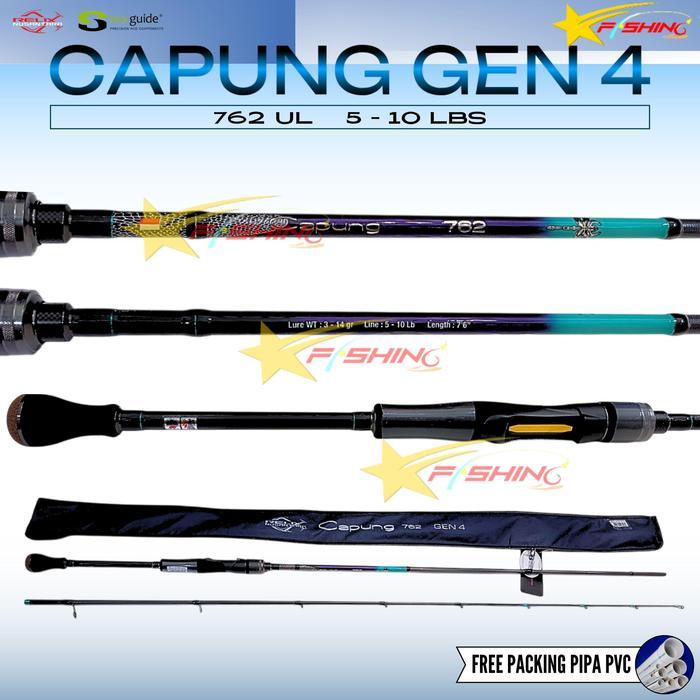 Ready -Sf- Capung 762 Gen 4 Gen 3 Penta Series Blue Spider By Relix Nusantara Packing Pipa