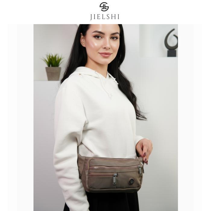 Jielshi Melva Zt-002# - Waist Bag Tas Pinggang Selempang Wanita Pria Terbaru Bahan Anti Air Bisa Cod
