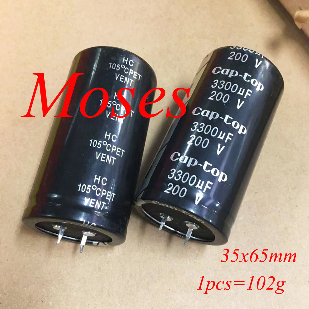 200v 3300uf +/- 20% High Quality 100% Original New capacity Low-ESR Audio Electrolytic Capacitor