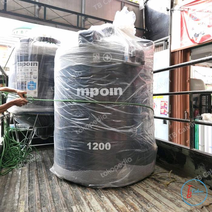 Tangki Air / Tandon / Toren Air Mpoin Plus 1200 Liter Wave