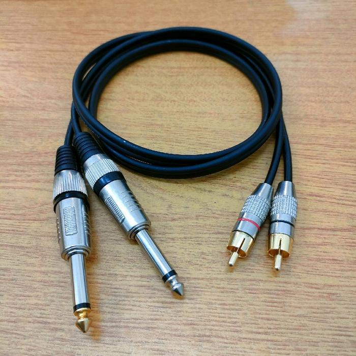 Kabel Audio Mixer Jack Akai To Rca / Kabel Audio Jack Rca To Jack Akai Redy Stok
