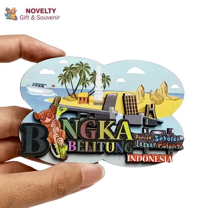 Souvenir Magnet Kulkas Bangka Belitung Oleh Oleh Negara Indonesia Terpercaya