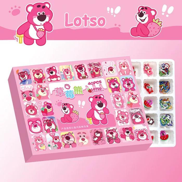 CHAOLECHUANG 40Holes Losto Box Random Surprise Lucky Toblos Mainan Boneka Bingo Blind Box