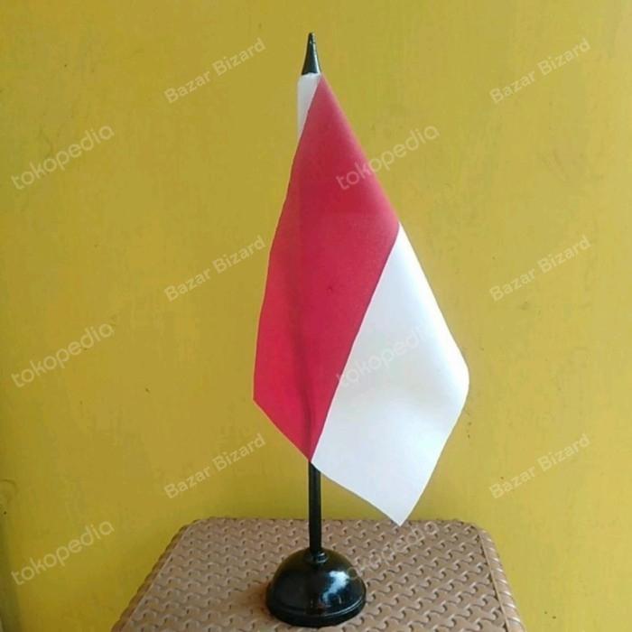 Tiang Bendera Meja + Bendera *