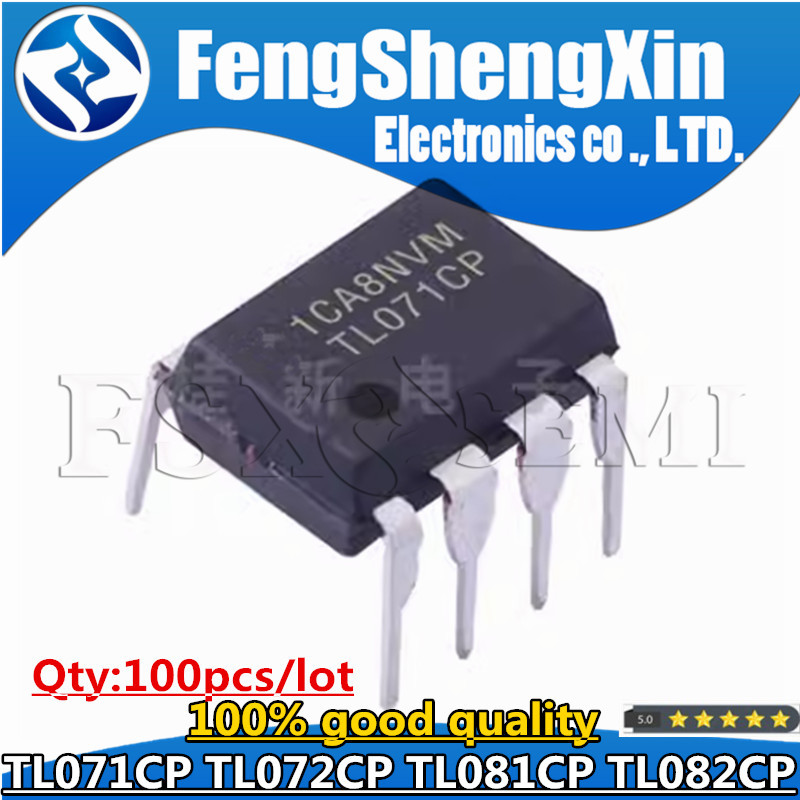 100pcs/lot TL071CP TL072CP TL081CP TL082CP TL071 TL072 TL081 TL082 Dual operational amplifier IC