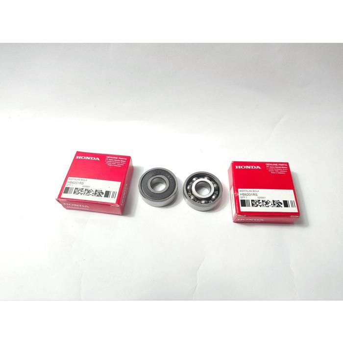 Sepasang Bearing Roda depan Honda Beat / Laher Roda depan Honda Beat FI Vario Scoopy Vario 125 ,