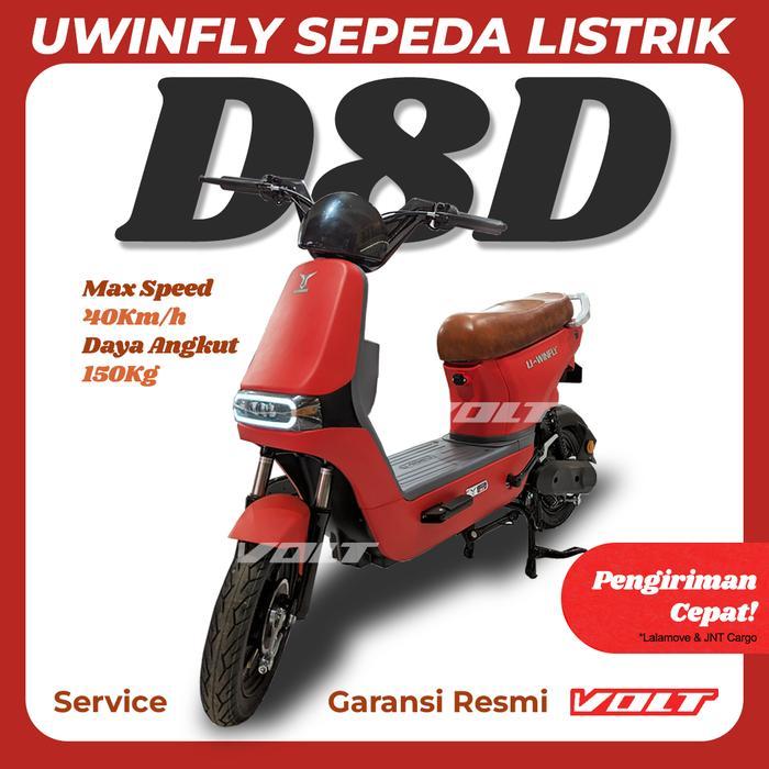 Uwinfly D8D Sepeda Listrik 450W Sepeda Motor Listrik U-Winfly DF8D Garansi Resmi Free On Store Servi