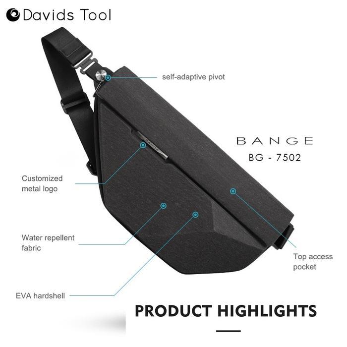 Bange Waistbag Pria Waterproof Waist Bag Original Weisbag Tas Weistbag Waisbag Premium Anti Air
