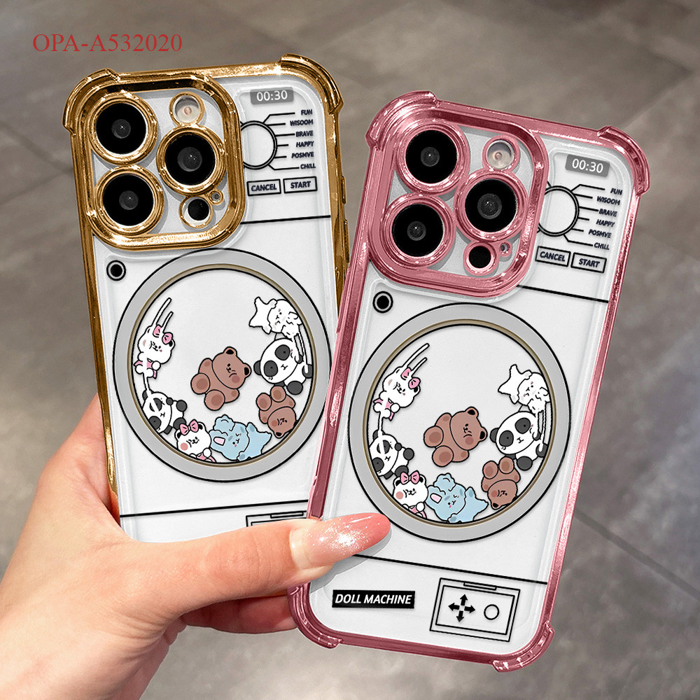 Casing Hp Anti Crack Phone Case For OPPO A60 A54 A77S A58 A57 A55 A53 A33 2020 2022 4G Softcase Kesi