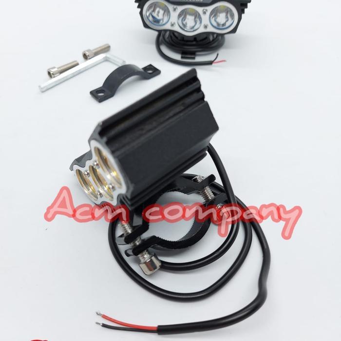 FREE ONGKIR LAMPU TEMBAK SOROT MATA BURUNG 3 MATA LED 30WATT BAHAN CNC BISA COD