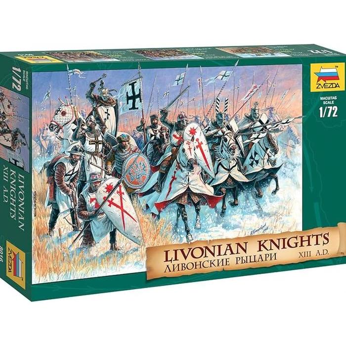 Figure Livonian Knights Skala 1:72 Zvezda