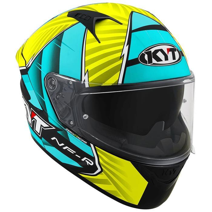 Helm Kyt Nfr Replica Xavi Fores 2021 - Matt Yellow/Green