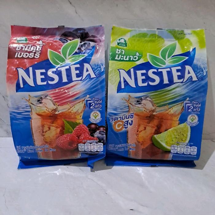 NESTEA LEMON TEA MIXES / NESTEA MIXED BERRIES TEA MIXES 18 SACHETS
