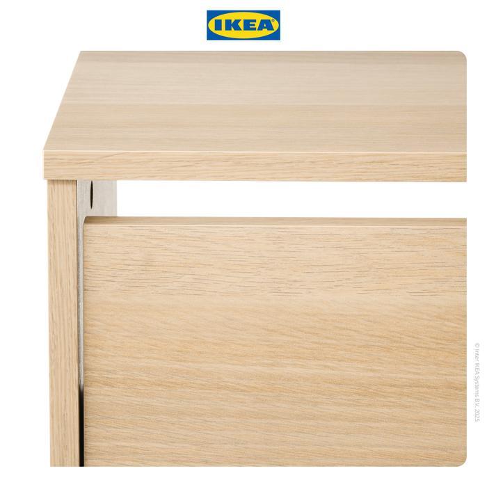 Ready Ikea Bissa Rak Kabinet Sepatu Dengan 2 Kompartmen Kayu 49X28X93 Cm Furniture