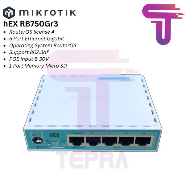 Mikrotik Rb750Gr3 Hex / Rb750Gr3 Hex Router Mikrotik