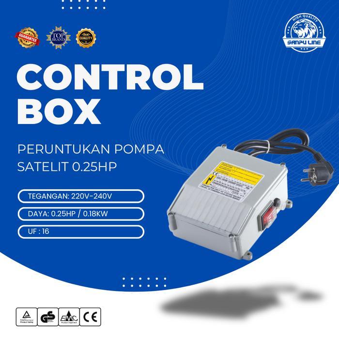 CONTROL BOX/PANEL CONTROL BOX POMPA SATELIT SANPULINE 0.25HP - POMPA AIR PREMIUM