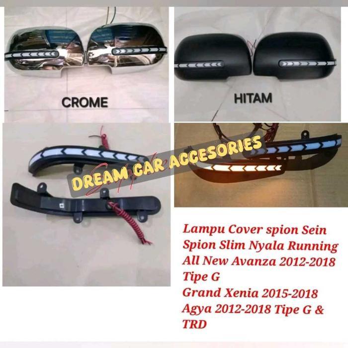 LAMPU COVER SPION TUTUP SPION LAMPU SEIN SEN SPION ALL NEW AVANZA 2012-2018 TIPE G GRAND XENIA