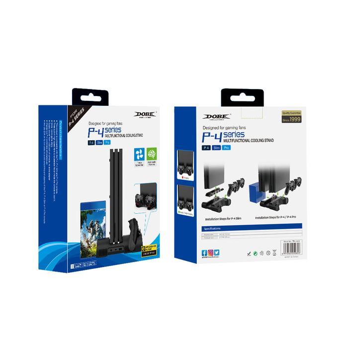 CHARGER STAND - COOLING FAN - VERTICAL STAND PS4 PRO / PS4 SLIM