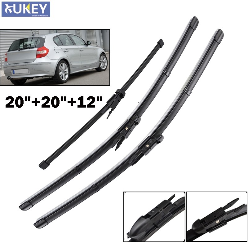 Xukey Wiper Blades For  1 Series E81 E87 2004 2005 2006 2007 2008 2009 2010 Windshield Windscreen