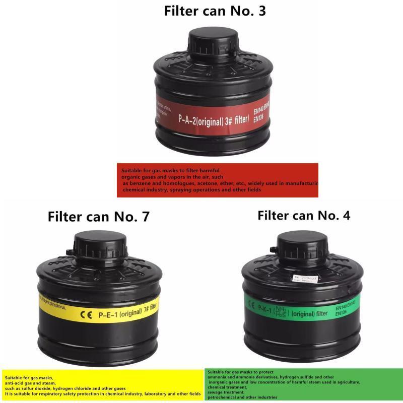 Gas Mask Filter 40mm Respirator Canister Practical Replacement Accessory mask Chemical gas mask