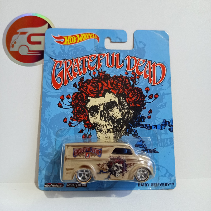 Hot Wheels Premium Dairy Delivery Grateful Dead (Card Not Mint) - Hotwheels