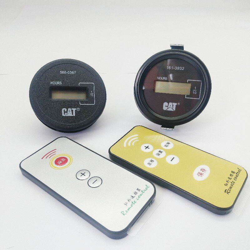 Caterpillar CAT excavator schedule Hour meter Remote control timer work chronograph Code table