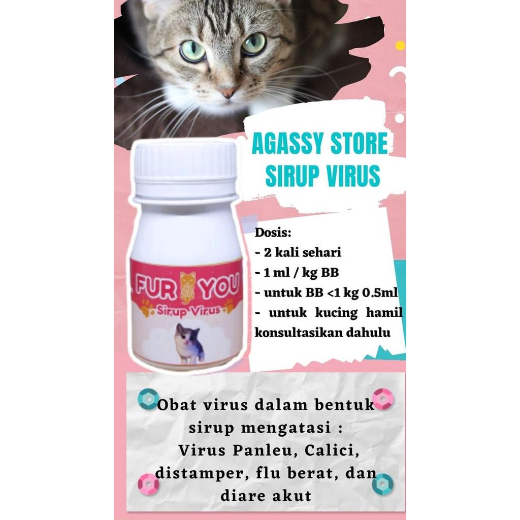 Furyou Sirup Virus Kucing Obat Virus Panleu, Calici, Distamper, Fip #Gratisongkir